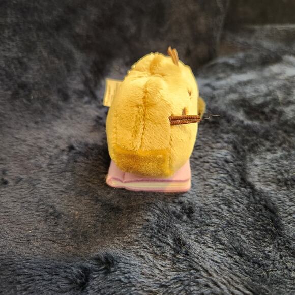 Gund Pusheen The Cat Cute Pink Book Worm Keychain Plush 2016 Mystery Box - Picture 8 of 8